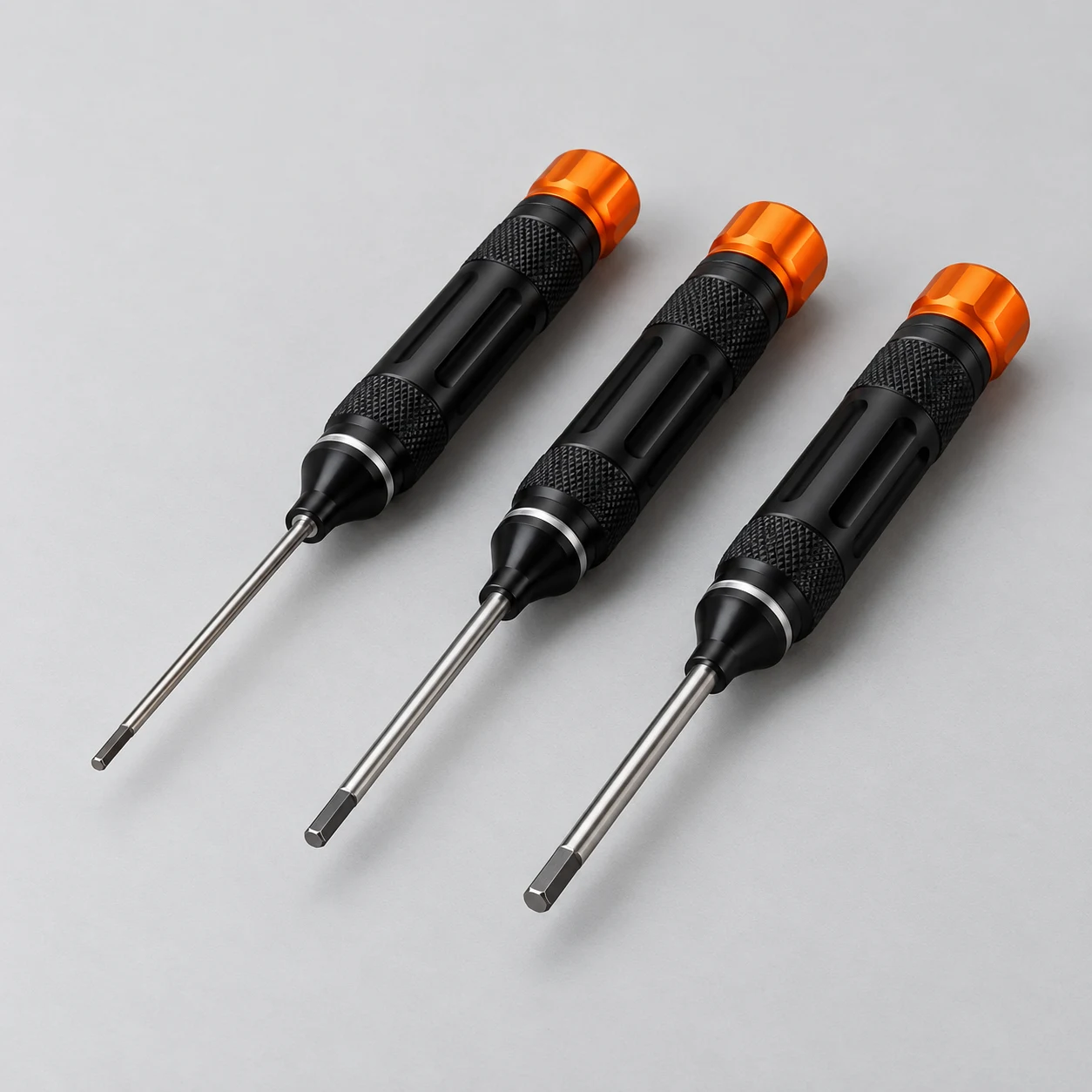 Three-piece hex driver set